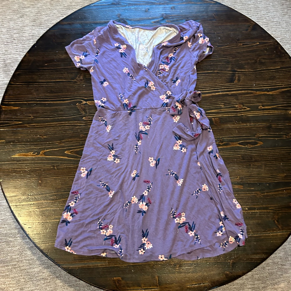 Alya Faux Wrap Dress